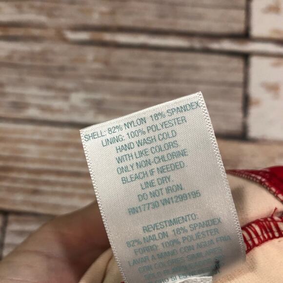 NEW Kona Sol - Target floral lace red swimsuit - Picture 9 of 9